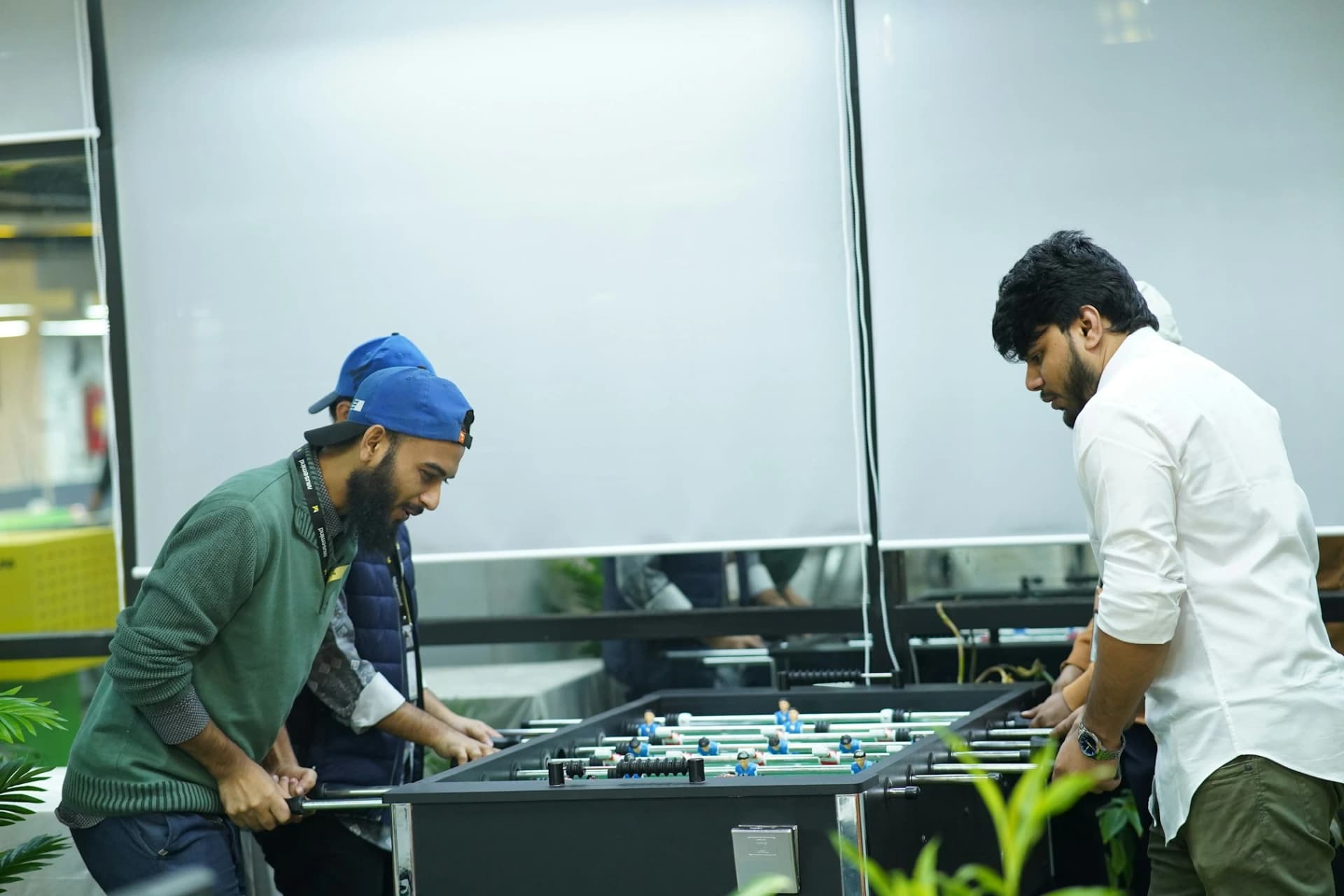 Our team in conference room